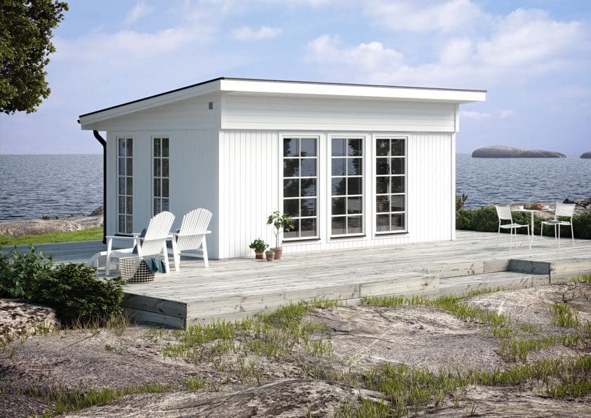 Planerar du en friggebod eller attefallshus till trädgården i sommar? 1 friggebod modulsystem flex